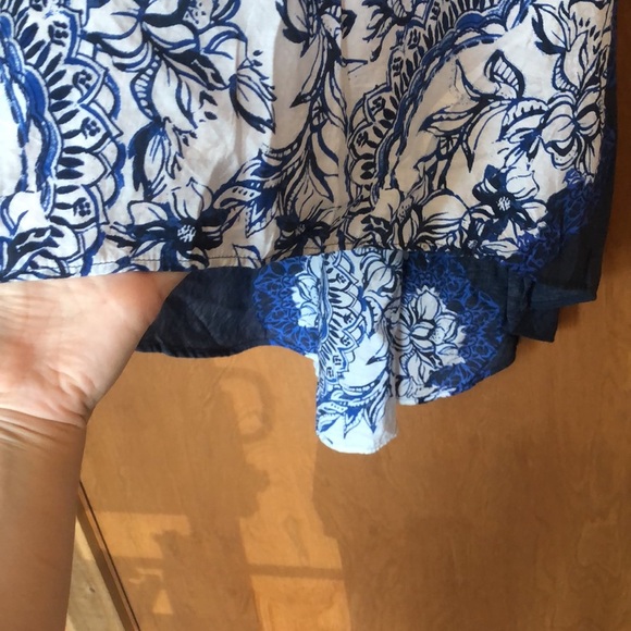 Free People floral high low open back dress - Picture 4 of 10